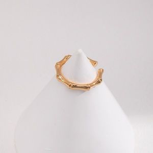 Adjustable ring gold vermeil S925 silver ring